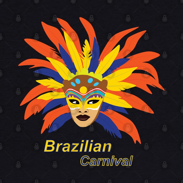 Typical mask of the carnival party by GiCapgraphics